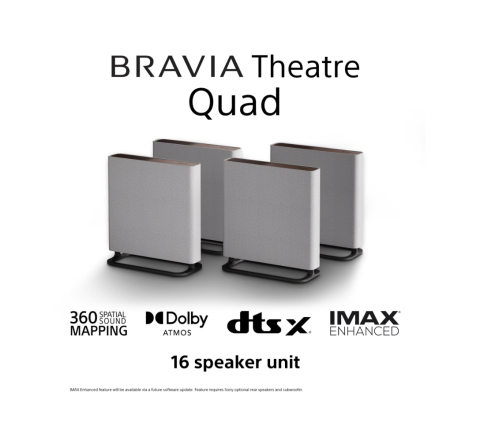 Sistem Home Theatre Sony BRAVIA Theatre Quad HT-A9M2, 4.0.4ch, 504W, Wi- Fi, Bluetooth, 360 Spatial Sound Mapping, Dolby Atmos, Gri [6]
