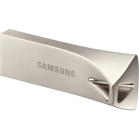 Memorii USB - Memorie USB Flash Drive Samsung 64GB Bar Plus, USB 3.1 Gen1, Champaign Silver