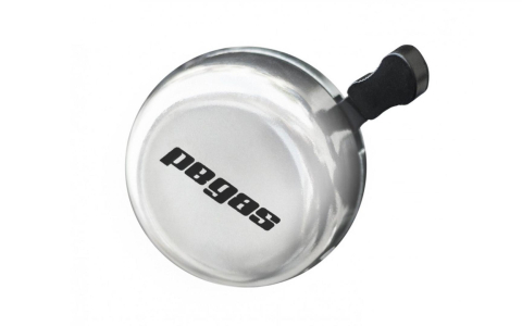 Accesorii ciclism - Sonerie Pegas, cu Logo, Dim.:55mm, Argintiu