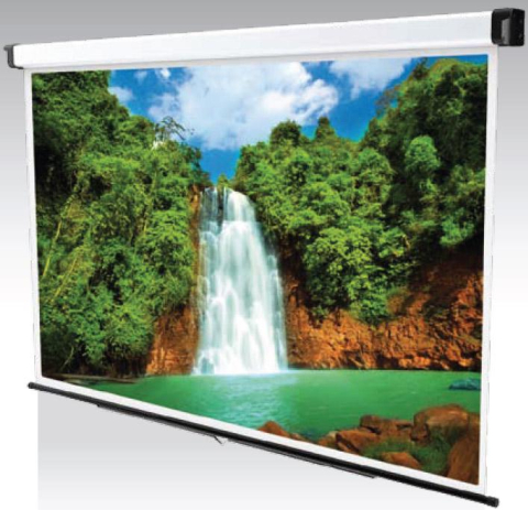 Videoproiectoare & Accesorii - Ecran de proiectie Sopar So Dream, manual, perete, 180cm x 190cm, format 1:1, alb