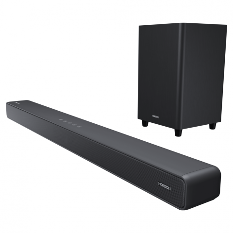 SOUNDBAR HORIZON HAV-S5950W / System 2.1 / Max Audio Power 160W (40W x2 + 80W) / Digital Optical / AUX (3.5mm) / HDMI-ARC (CEC) / BT 5.4 / USB Playback / DOT-Matrix Display / Remote + Button Keys / Im [3]