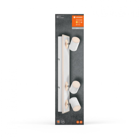 Iluminat - Spot LED triplu ajustabil Ledvance DECOR MARS, 41W, 3100 lm, lumina calda (3000K), IP20, 558mm, Alb, clasa energetica F
