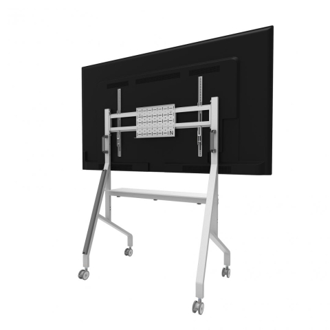 Stand mobil de podea Neomounts 55"-86" 76kg VESA 100x100 - 900x600 alb [4]