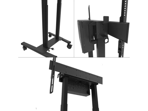 Stand mobil motorizat Neomounts by Newstar, 37"-100", 110 kg, VESA 800x600, negru [2]
