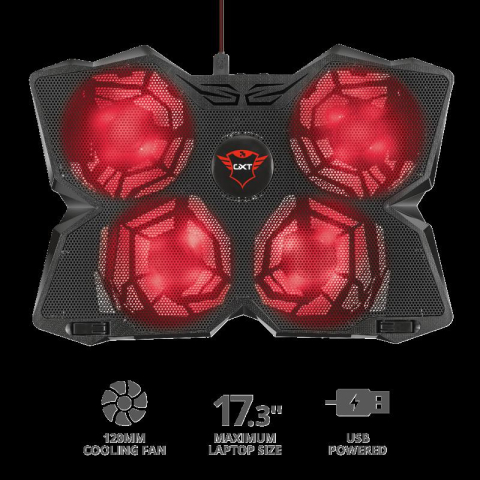 Stand & Cooling pad - Stand racire Laptop Trust GXT 278 Yozu, negru