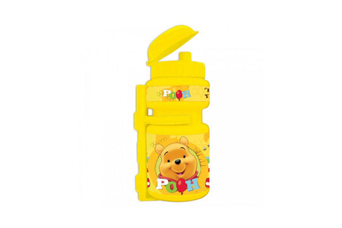 Ciclism - STICLA DE APA SEVEN, MODEL WTP, CAPACITATE 350 ML, GALBEN, INCLUS SUPORT DE PLASTIC,