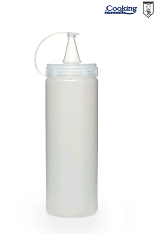 Boluri & Cutii alimente - STICLA DISPENSER PENTRU SOSURI 500 ML,TRANSPARENT, CHEF LINE, COOKING BY HEINNER