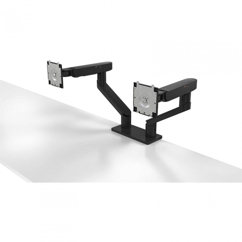Suporturi TV / Monitor - Suport Monitor de Birou Dual, Dell 482-BBDL, 19" - 38", VESA 100x100, suporta pana la 10kg, negru
