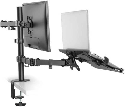 Suporturi TV / Monitor - Suport Monitor de Birou, Neomounts by Newstar FPMA-D550NOTEBOOK, 10" - 32", VESA 100x100, suporta pana la 8kg, negru