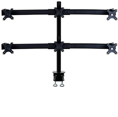 Suport Monitor de Birou, Neomounts by Newstar FPMA-D700D6, 19" - 27", VESA 100x100, suporta pana la 8kg, negru [1]