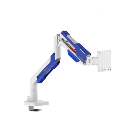 Suport monitor Serioux MM101-C012WH, arc cu gaz, compatibilitate dimensiune ecran 24"-57", greutate maximă suportata: 2~30 kg, VESA: 75x75, 100x100, 100x200, 200x100, 200x200, inclinare: +70°~-45°, pi [1]