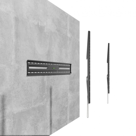 Suport perete TV Serioux 43-100" Fix 75kg Profil 30mm Material: Otel Finisarea suprafeței: vopsea electrostatica Dimensiune ecran: 43"-100" Compatibilitate VESA: 50x50, 75x75, 100x100, 100x150, 150x10 [5]