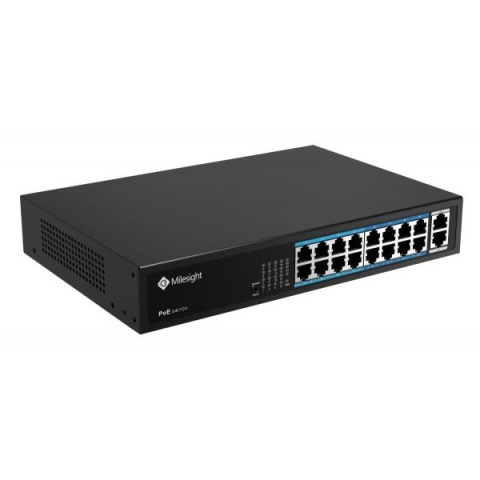 Switch-uri - Switch Milesight MS-S0216-GL, 16 porturi, PoE