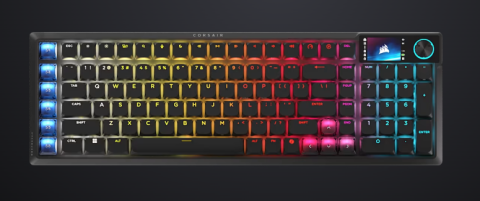 Periferice PC - Tastatura Mecanica Gaming Corsair VANGUARD AIR 99, RGB, USB, Negru