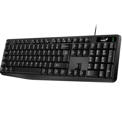 Periferice PC - Tastatura Genius KB-117, USB, Negru, EN US