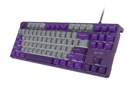 Tastatura Mecanica Gaming Fury Kanabo K2 TKL, USB, gri-violet, US Layout [1]