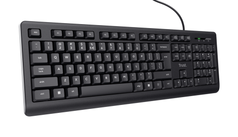 Tastaturi - Tastatura Trust 24639, USB, Negru, EN US