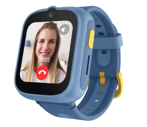 Smartwatch pentru copii TCL MOVETIME Kids Watch MT48, 42mm, Blue [7]
