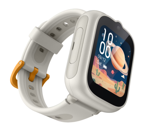 Smartwatch pentru copii TCL MOVETIME Kids' Watch MT48, 42.7 mm, Lunar Cream [2]