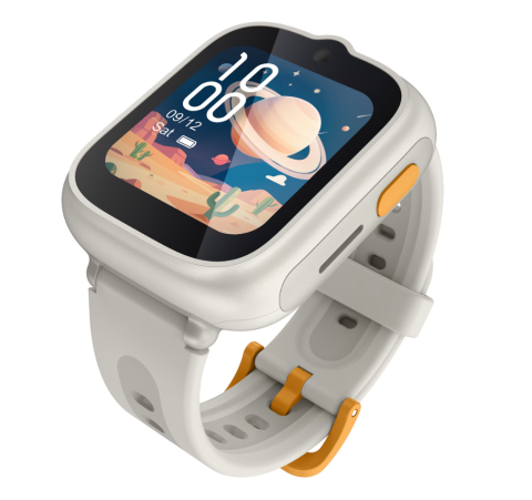Smartwatch pentru copii TCL MOVETIME Kids' Watch MT48, 42.7 mm, Lunar Cream [6]
