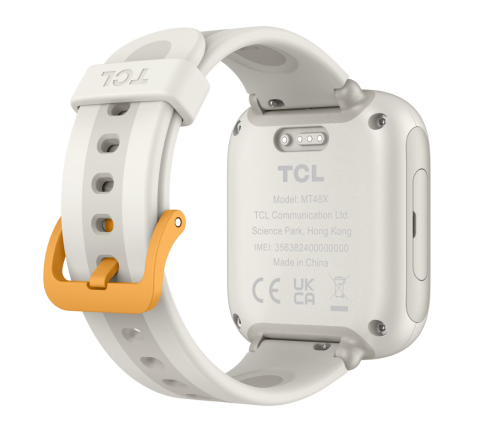 Smartwatch pentru copii TCL MOVETIME Kids' Watch MT48, 42.7 mm, Lunar Cream [8]