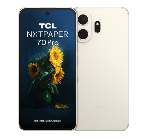 Telefoane mobile - Telefon TCL NXTPAPER 70 Pro, Dual SIM, 8 GB RAM, 256 GB, 5G, Auriu
