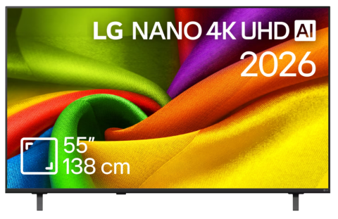 TV, Electronice & Gaming - Televizor LG LED 55NU850B3LA, 138 cm, Smart, 4K Ultra HD, Clasa F (Model 2026)