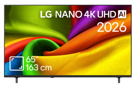 TV, Electronice & Gaming - Televizor LG LED 65NU850B3LA, 163 cm, Smart, 4K Ultra HD, Clasa F (Model 2026)