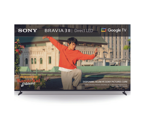 TV, Electronice & Gaming - Televizor Sony BRAVIA XR 3 II LED 55XR35M2, 139 cm, Smart Google TV, 4K Ultra HD, 120Hz, Clasa E (Model 2026)