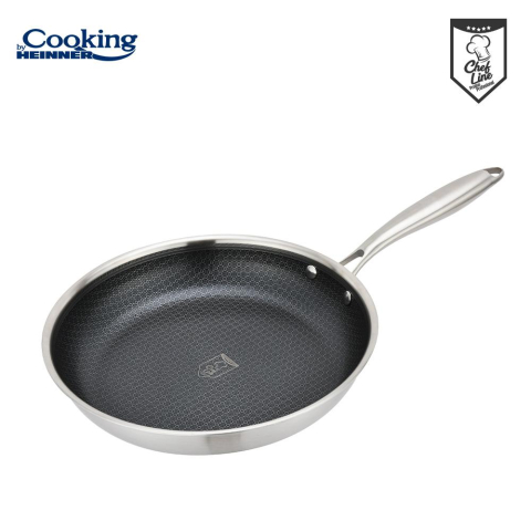 Tigai si seturi - TIGAIE INOX 3 STRATURI, 20X4 CM, TITANIUM3, COOKING BY HEINNER