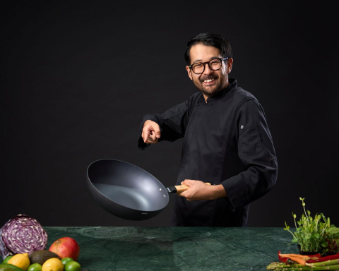 TIGAIE WOK 32X9 CM, RIKITO WATANABE, SAMURAI GOURMET, COOKING BY HEINNER [6]