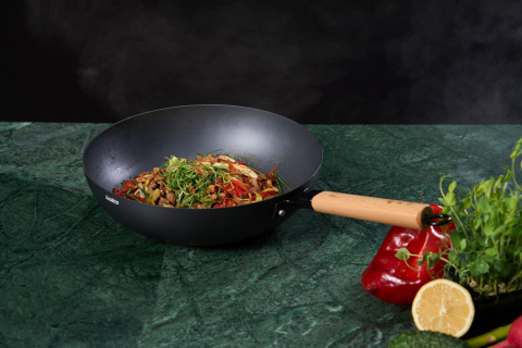 TIGAIE WOK 32X9 CM, RIKITO WATANABE, SAMURAI GOURMET, COOKING BY HEINNER [9]