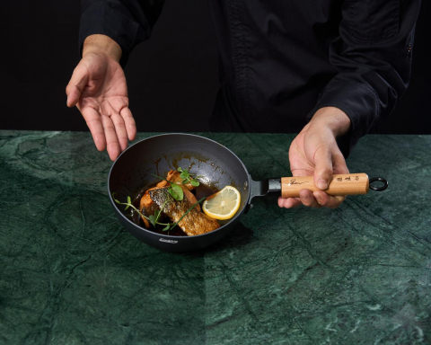 TIGAIE WOK+CAPAC 20X7 CM, RIKITO WATANABE, SAMURAI GOURMET, COOKING BY HEINNER [8]