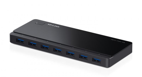 Hub-uri USB - Hub USB TP-Link UH700, USB-A, 7 porturi, Negru