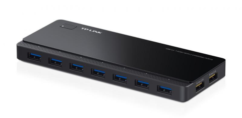 Hub-uri USB - Hub USB TP-Link UH720, USB-A, 7 porturi, Negru