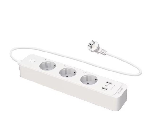TP-Link SMART WI-FI SOCKET TAPO P300, Protocol: IEEE 802.11b/g/n, Bluetooth 4.2, 2.4 GHz, Cerințe de sistem, Android 5 sau mai recent, iOS 10 sau mai recent, Dimensiuni: 268*55*40mm, cablu de 1.5m, vo [1]