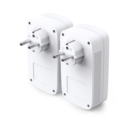 TP-Link AV1200 Gigabit Passthrough Powerline Starter Kit, TL-PA8010PKIT, HomePlug AV2, HomePlug AV, IEEE1901, IEEE802.3, IEEE802.3u,IEEE802.3ab, 1*Gigabit Ethernet Port, Power Socket, Pair Button, PWR [1]