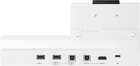Ecrane Interactive - Tray conectivitate pentru display interactiv SAMSUNG Flip Pro 55"/65"; USB-C, USB-In, USB-External, Touch-Out, HDMI-In; aduce mufele din spate in fata pentru convenienta.