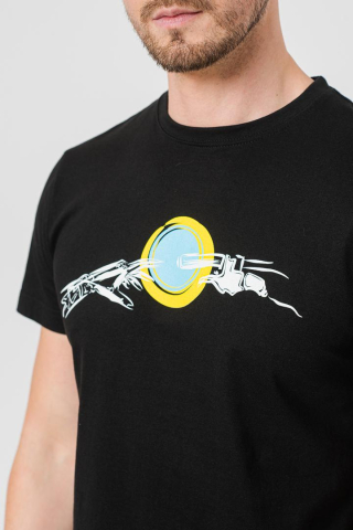 TRICOU CASUAL MANA BICICLETA BARBATI BLACK-L [5]