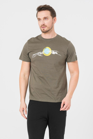 Tricouri - TRICOU CASUAL MANA BICICLETA BARBATI CASTOR GRAY-M