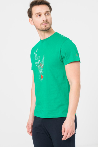 TRICOU CERB FAMILIE BARBATI K GREEN-XL [1]