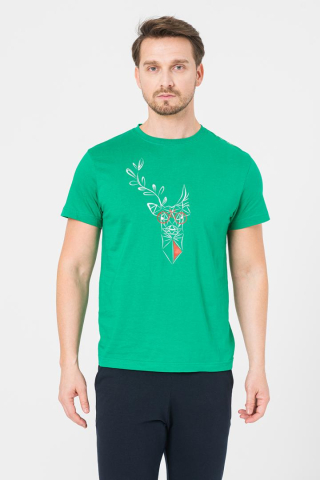 Tricouri - TRICOU CERB FAMILIE BARBATI K GREEN-XL