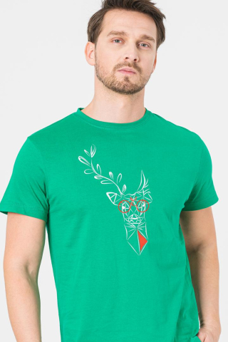 TRICOU CERB FAMILIE BARBATI K GREEN-XXL [3]