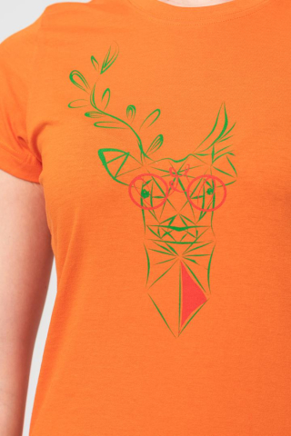 TRICOU CERB FAMILIE FEMEI ORANGE-XS [4]