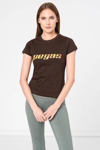 Tricouri - TRICOU LOGO ORANGE FEMEI COFFEE-XS