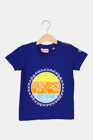 Tricouri - TRICOU ROATA FAMILIE COPII ROYAL BLUE-12
