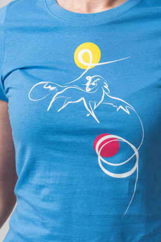 TSHIRT CASUAL F CAL PEGAS AZURE-M [5]