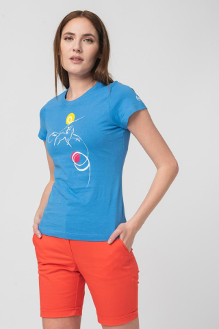 Tricouri - TSHIRT CASUAL F CAL PEGAS AZURE-S