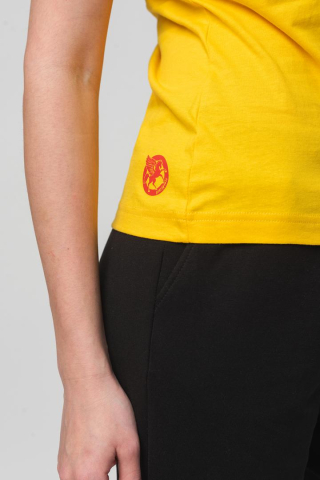 TSHIRT CASUAL F CAL PEGAS YELLOW-M [6]