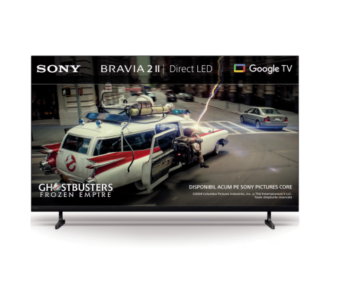Televizoare - Televizor Sony BRAVIA 2 II LED 43S25VM2, 108 cm, Smart Google TV, 4K Ultra HD, Clasa E (Model 2026)